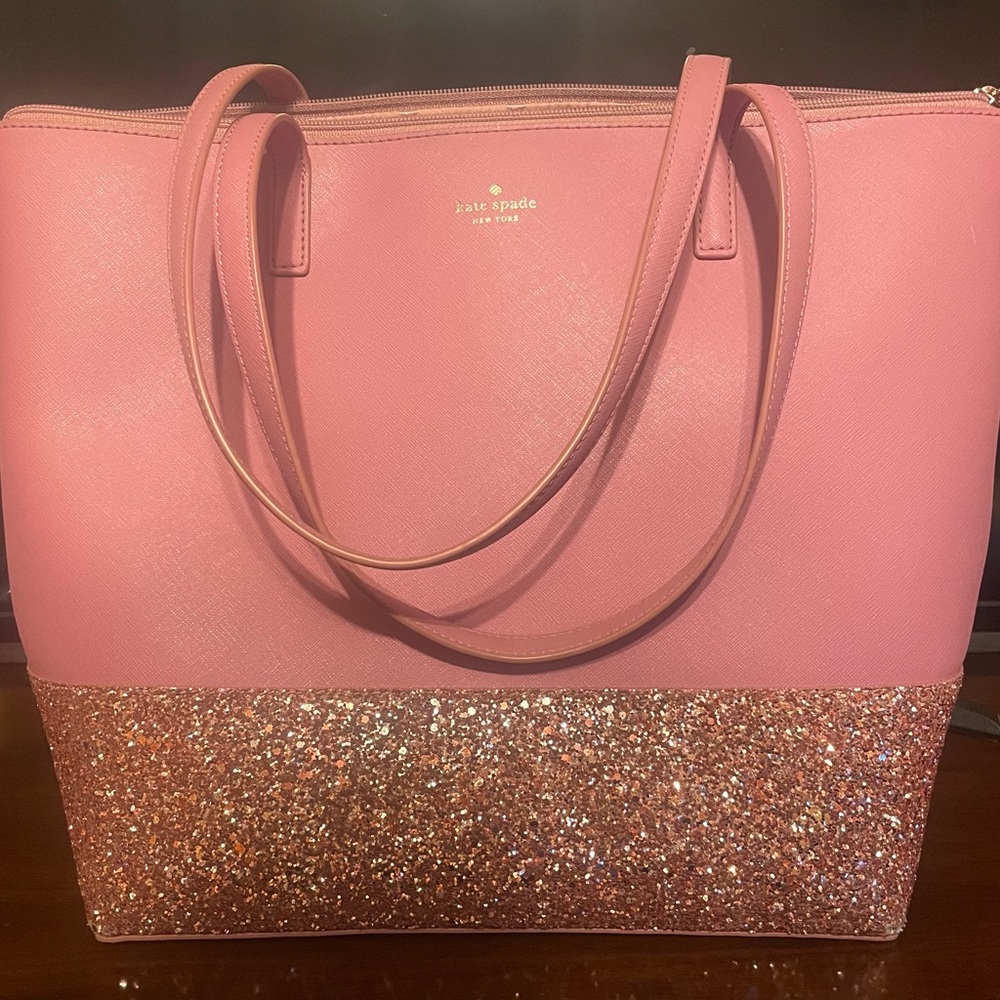 Kate Spade New York Greta Court Glitter Penny tote